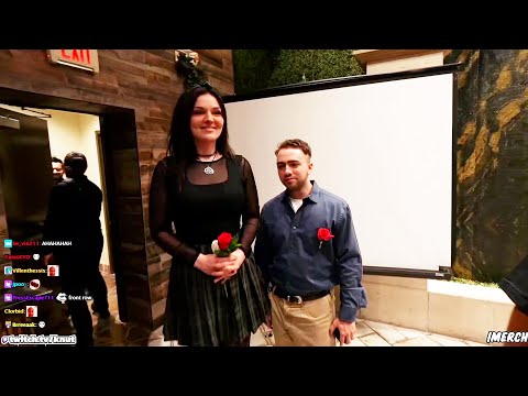 Viking Queen towers over little Mizkif and tiny Nick