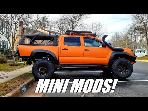 Mini Tacoma Mods | Mishimoto Shifter, Edge Guard, LEDs & More!