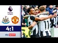 Newcastle überrollt United Newcastle United Manchester United Highlights PL 2024 25