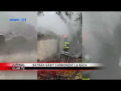 stire 31 10 2019 Bătrân găsit carbonizat