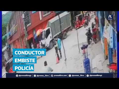 Agente de tránsito es atropellado mientras dirigía el tránsito; conductor huye