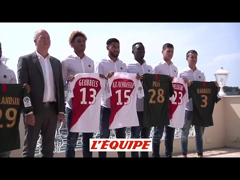 Le club présente ses recrues - Foot - L1 - Monaco
