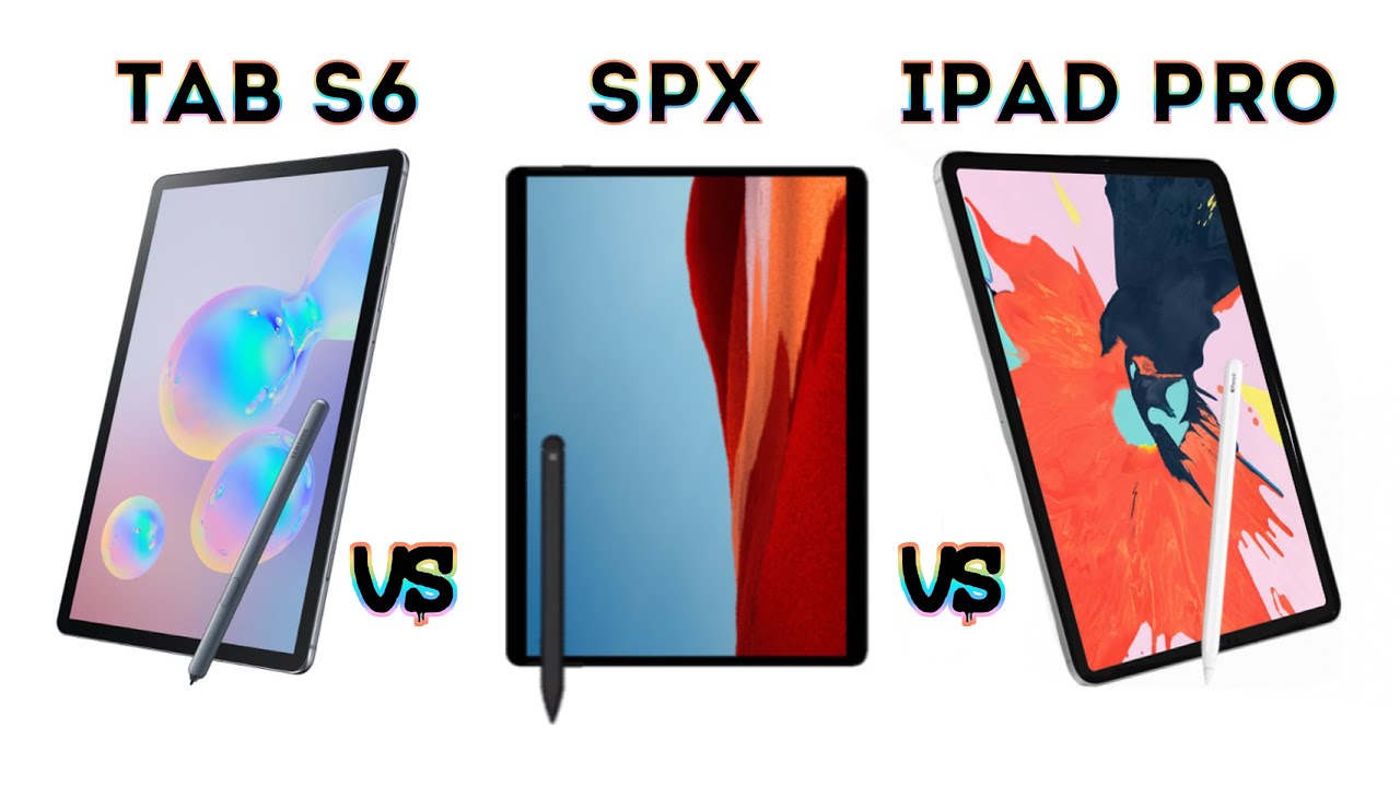 Galaxy Tab S6 vs Surface Pro X vs iPad Pro 🏆 Video Editing / Drawing /Gaming (Battle of the Titans)