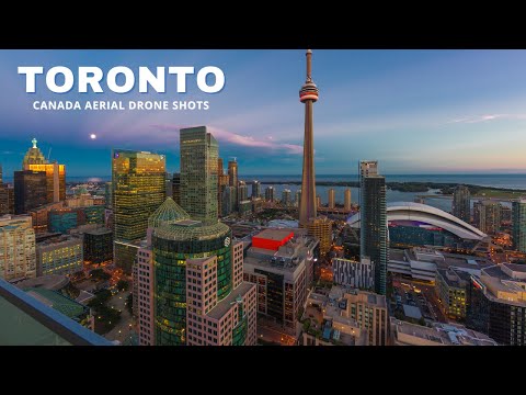 Downtown Toronto Canada by Drone 4k - Toronto City Canada Aerial Drone Shots