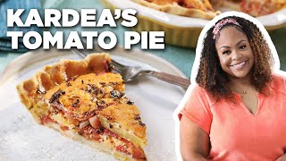 Kardea Brown's Tomato Pie with Cornmeal Crust ​| Delicious Miss Brown | Food Network