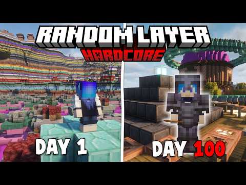 100 Hari Minecraft Hardcore RANDOM LAYER