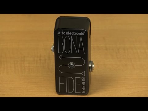 TC Electronic BonaFide Mini Buffer Pedal Demo by Sweetwater