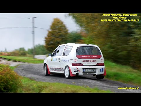 Damian Falandysz / Miłosz Chrzan - Fiat Seicento - SUPER SPRINT STRASZYDLE 01-10-2022