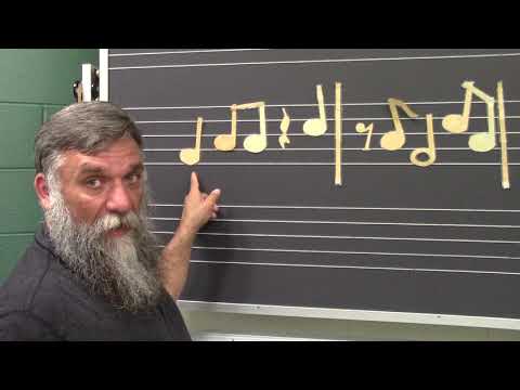 Handbell (Tone Chime) tutorial video- Eighth Note subdivision- Lesson 1