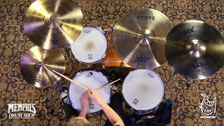 Video thumbnail for Sabian 14" HHX Manhattan Jazz Hi Hat Cymbals - 879/1125g - Kayleigh Moyer (11493XN-1060412DD) by Memphis Drum Shop