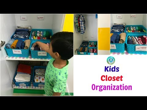 Kids Closet Organization