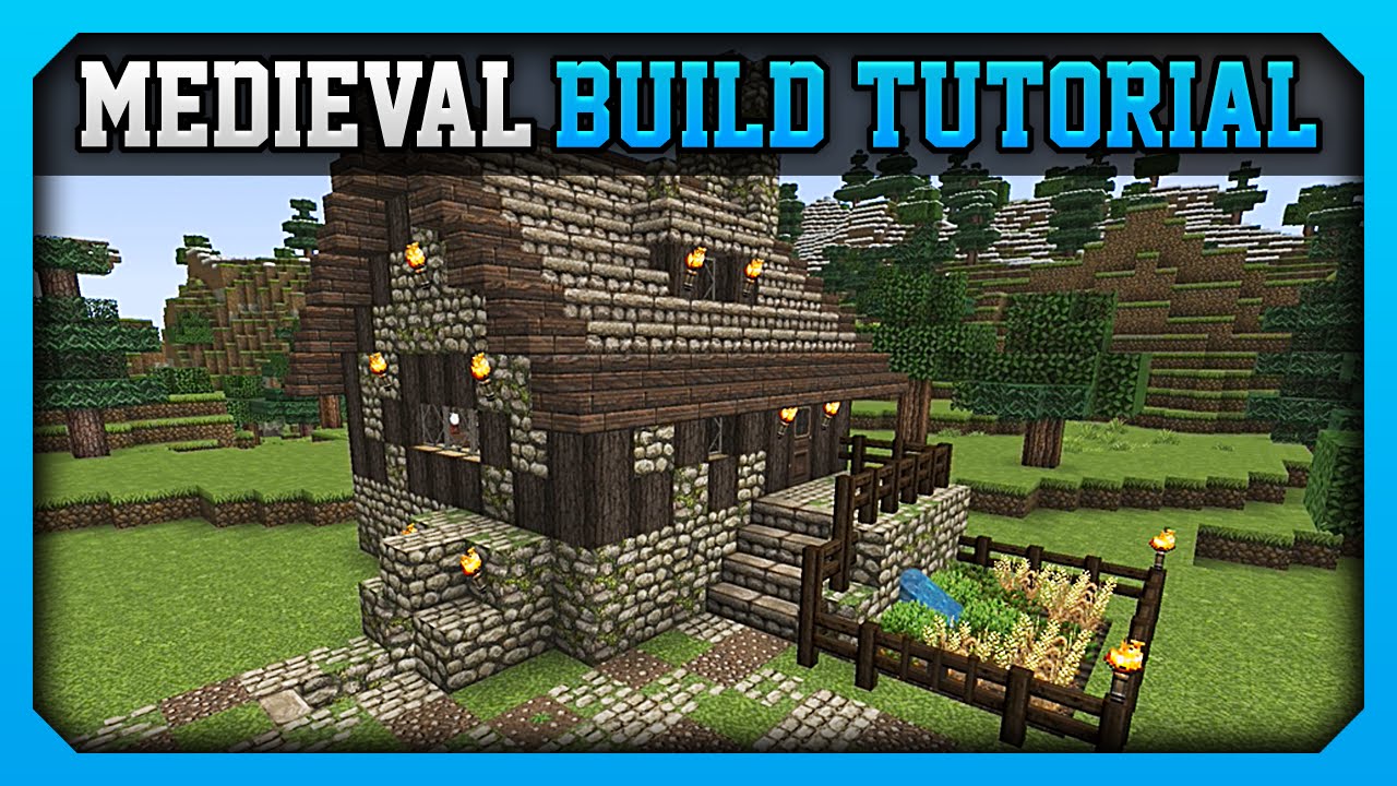 Minecraft: How To Build A Small Medieval House Tutorial 