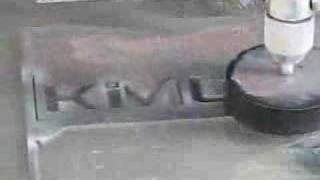 Waterjet - cutting with water aluminium