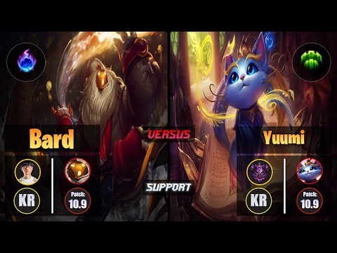 Effort BARD (Support) [Arcane Comet] VS YUUMI - Master KR Patch 10.9