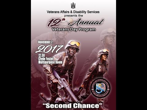 AAMU 12th Annual Veterans Day Program "Second Chance"