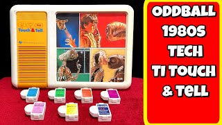 Oddball 1980s Tech: TI Touch & Tell Plus Rare E.T. cart!