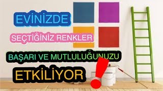BAŞARI VE MUTLULUĞUNUZU ARTTIRACAK RENKLER HANGİLERİDİR ?