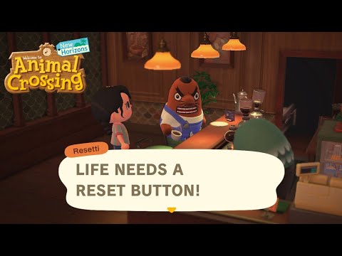 Resetti Flips Out at The Roost | Animal Crossing New Horizons | ACNH Brewster