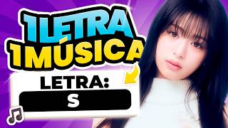 UMA LETRA, UMA MÚSICA! 💜  | KPOP QUIZ 2026