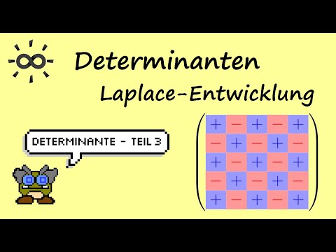 Determinanten Teil3 Laplace sche Entwicklungsformel