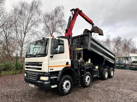 YJ58 ULH - DAF CF85 360 Steel Tipper Grab | Law Truck Centre UK