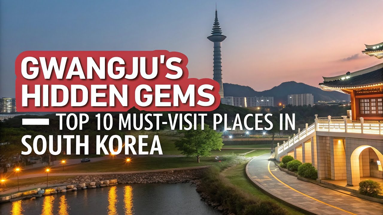 Discover Gwangju's Hidden Gems 🇰🇷 | Top 10 Must-Visit Places in South Korea