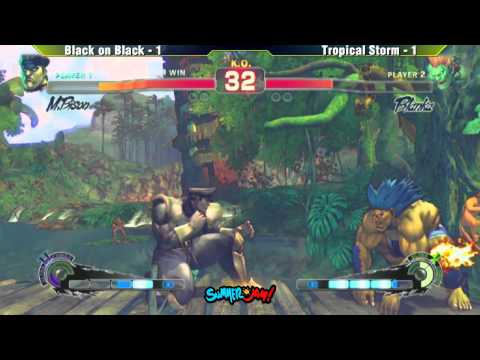 Black on Black vs Tropical Storm SSF4AE Teams Grand Finals - GVN Summer Jam 5