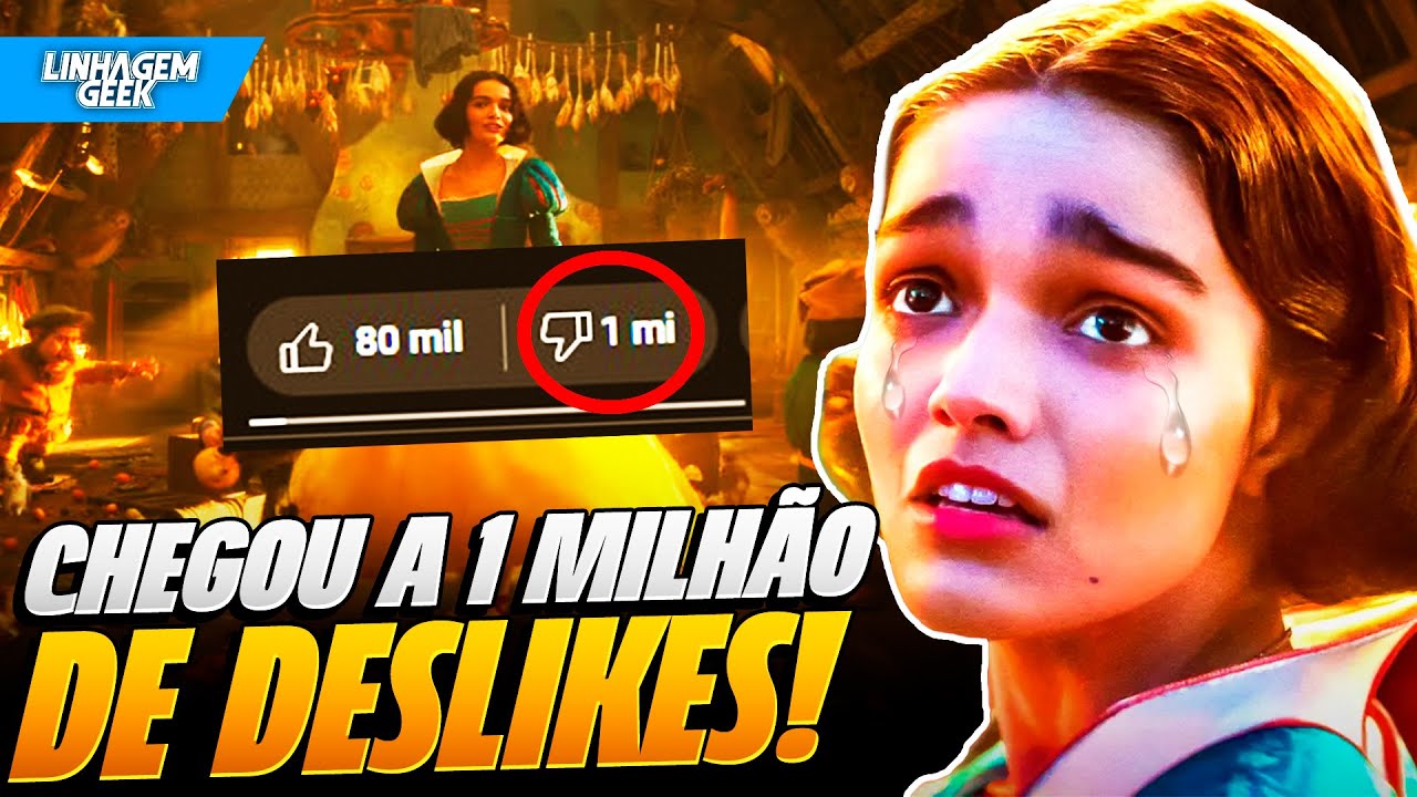 SUCESSO! BRANCA DE NEVE BATE UM MILHÃO DE DESLIKES!