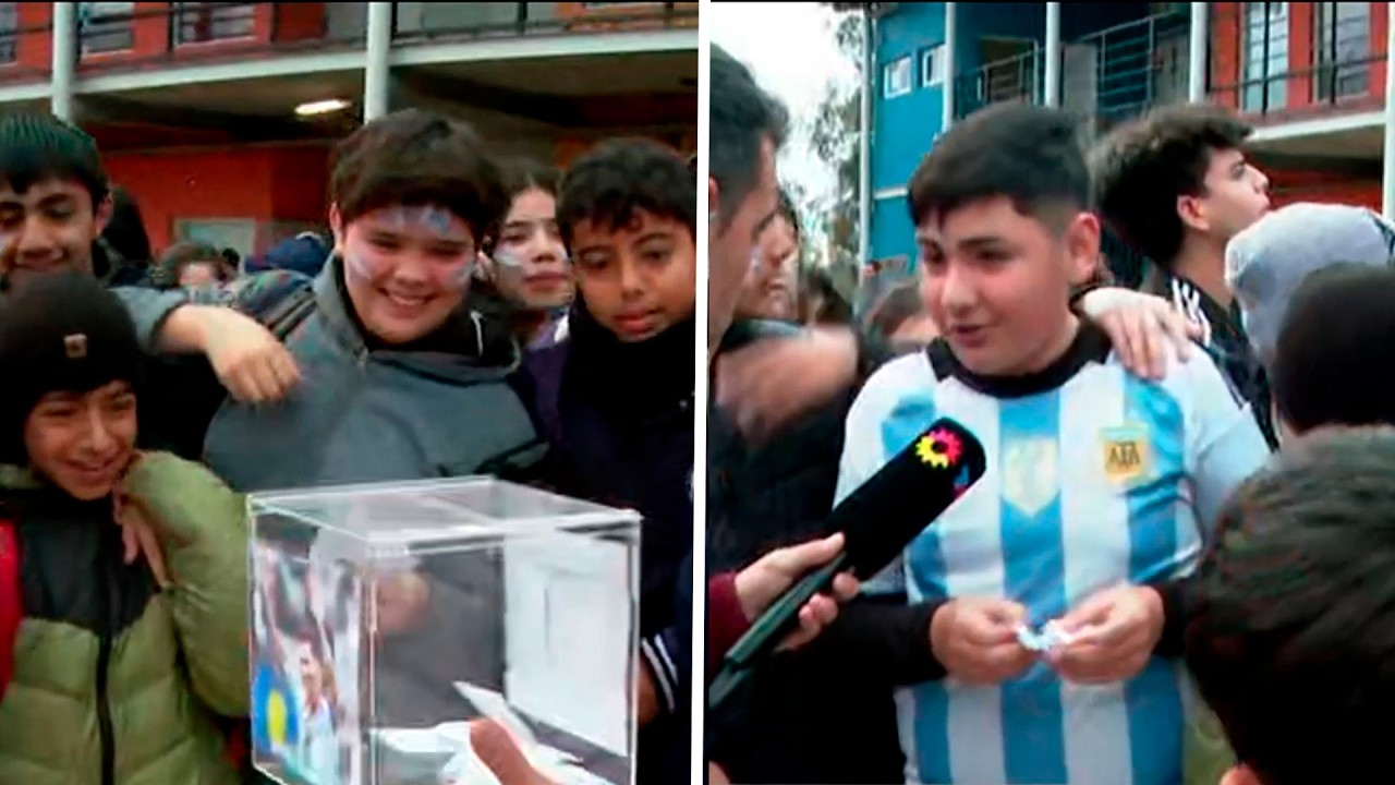 Estudiantes envían mensajes a la Selección en la previa de la final ante España