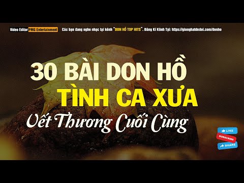30 Tình Ca Hải Ngoại "DON HỒ" Tuyển Chọn Hay - Don Hồ Top Hits - LK Say You Will, Cỏ Úa, Cát Bụi