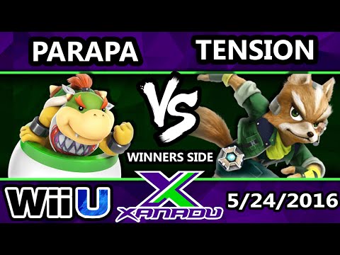 S@X 151 - Tension (Fox) Vs. Parappa (Bowser Jr.) SSB4 Tournament - Smash Wii U - Smash 4