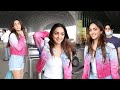 RC15 Beautiful Kiara Advani Spotted At Mumbai Airport