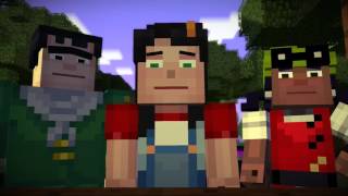 Minecraft Story Mode - Let's Play starring RealGenericWolf  - Ep 1
