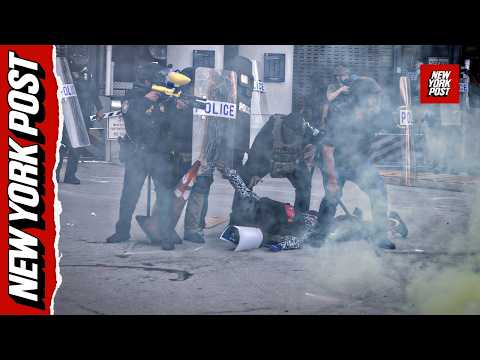 LA Riots: Cops and protesters face off as Trump sends National Guard