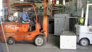 10000lb. Forklift Pull Test On Sturdy Gun Safe Door
