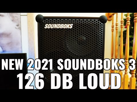 2021 New GEN 3 Soundboks 40 hr. 126db The Loudest Portable Bluetooth Speaker