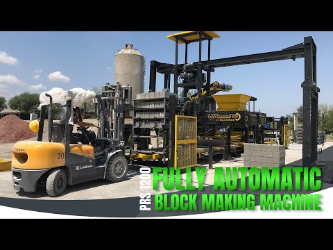 PRS 1200 Fully Automatic Hollow Block Machine & Paving Block Machine