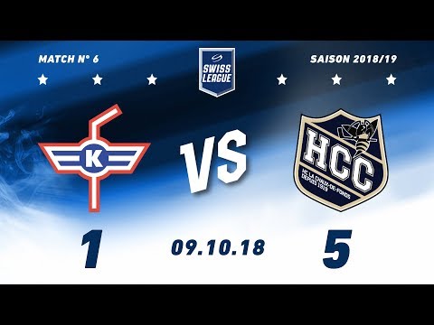 09.10.2018 EHC Kloten - HC La Chaux-de-Fonds (1-5)