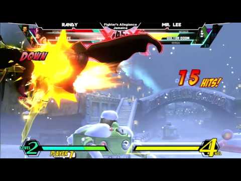 MASH DI BUTTON  UMVC3 - 10 RANDY VS MR LEE