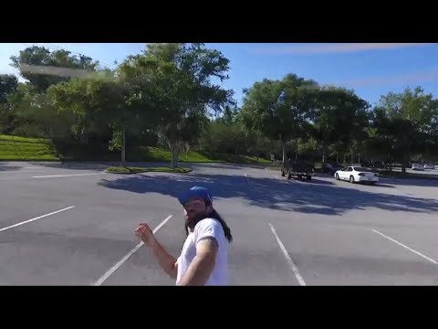 Singer almost gets hit with drone