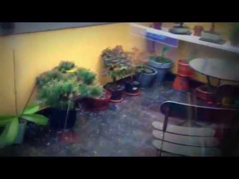 Temporale grandine a Milano