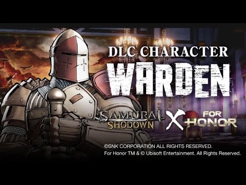 SAMURAI SHODOWN x FOR HONOR - NOVO PERSONAGEM  "WARDEN" - Trailer React