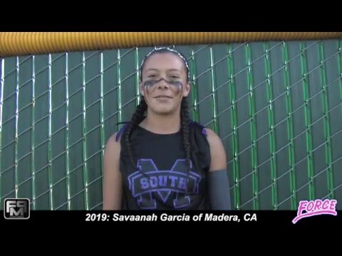 2019 Savaanah Garcia Slapper, Shortstop and Outfield Softball Skills Video
