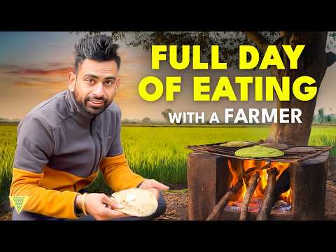 Eating Full Day with an Indian Farmer 🇮🇳
