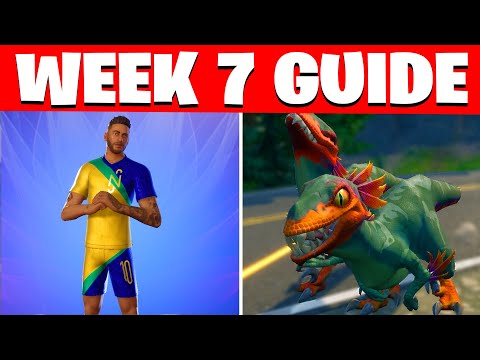 ALL WEEK 7 CHALLENGES FORTNITE SEASON 6 ( WEEK 7 EPIC QUESTS )