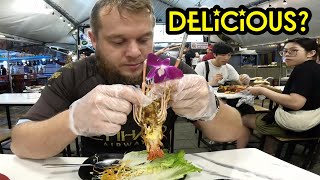 🇹🇭 $1 GRILLED SHRIMP | STREET FOOD NIGHT MARKET IN BANGKOK, THAILAND