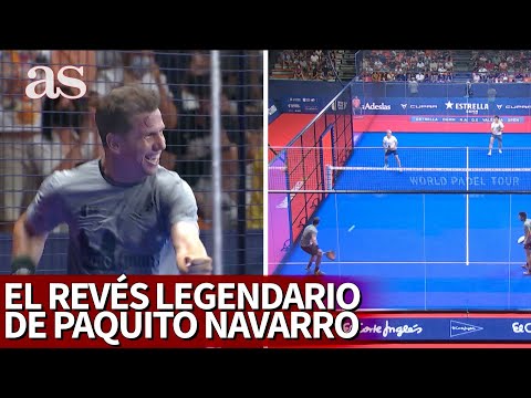 Paquito Navarro deja un punto que le confirma como mito del pádel: su resto fue legendario | AS