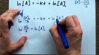 Half-Life of a First-Order Reaction (Derivation)