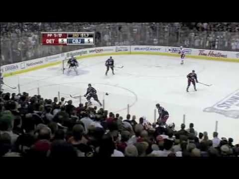 April 23, 2009- Johan Franzen #93 Game Winning Goal vs Columbus Blue Jackets