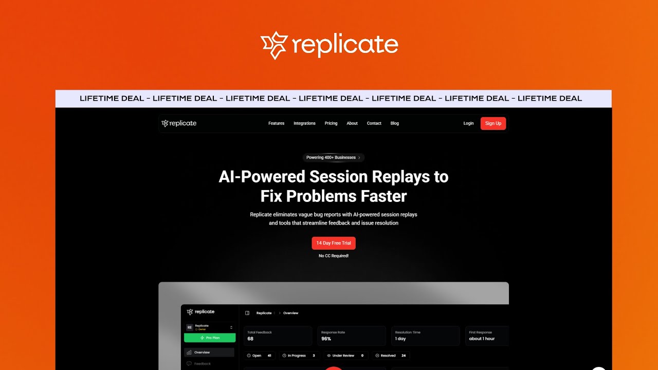Replicate Lifetime Deal | The AI Powered Feedback Tool Every Developer Needs!
